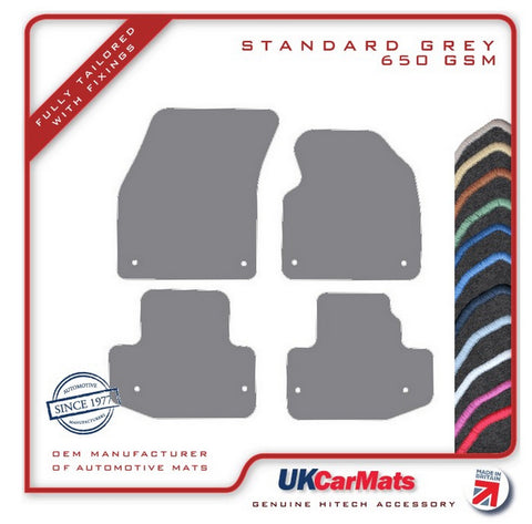 Land Rover Range Rover Evoque Convertible 2017 onwards Grey Tailored Carpet Car Mats HITECH