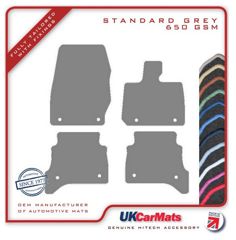 Land Rover Range Rover L460 SWB 4 Pce 2022 onwards Grey Tailored Carpet Car Mats HITECH