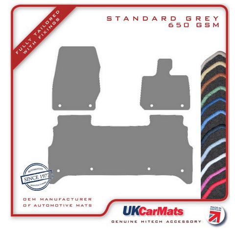 Land Rover Range Rover L460 LWB 3 Pce 2022 onwards Grey Tailored Carpet Car Mats HITECH