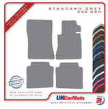 Mercedes S Class (W126) Saloon SWB 1982-1992 Grey Tailored Carpet Car Mats HITECH