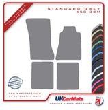 Mercedes SL (W107) 2 Seater 1983-1989 Grey Tailored Carpet Car Mats HITECH