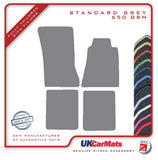 Mercedes SL (W107) 2 Seater 1983-1989 Grey Tailored Carpet Car Mats HITECH