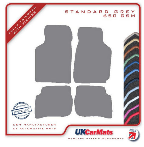 Mazda MX3 1991-1998 Grey Tailored Carpet Car Mats HITECH