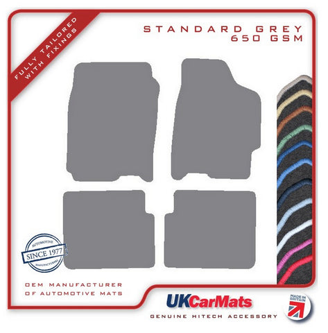 Mazda 323 1998-2004 Grey Tailored Carpet Car Mats HITECH