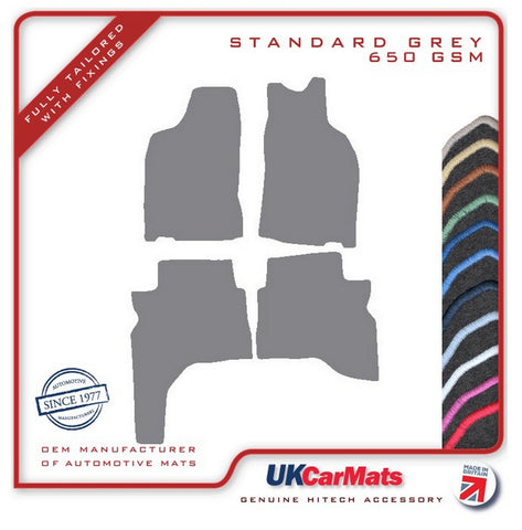 Mitsubishi Challenger 1998-2001 Grey Tailored Carpet Car Mats HITECH