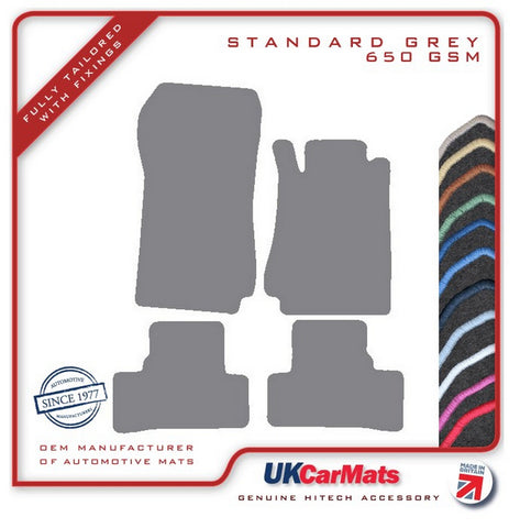 Mercedes CLK (C208) Convertible 1997-2003 Grey Tailored Carpet Car Mats HITECH