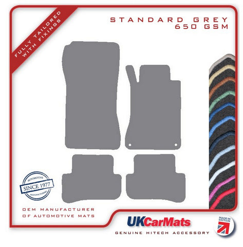Mercedes C Class (W203) Saloon / Estate 2000-2006 Grey Tailored Carpet Car Mats HITECH