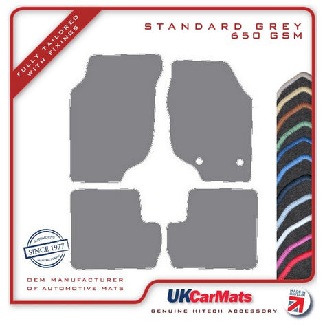 MG ZR 2001-2004 Grey Tailored Carpet Car Mats HITECH