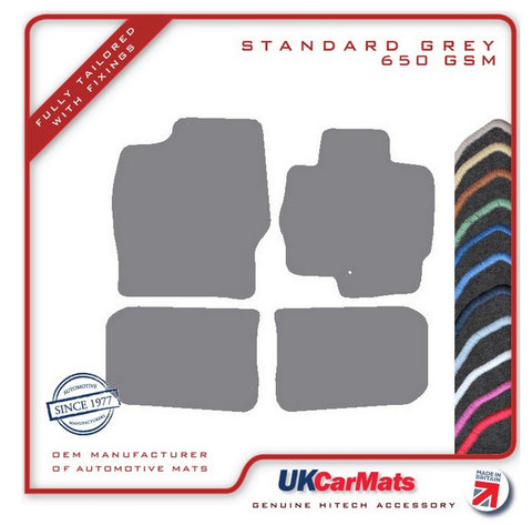 Mitsubishi Colt 2004-2008 Grey Tailored Carpet Car Mats HITECH