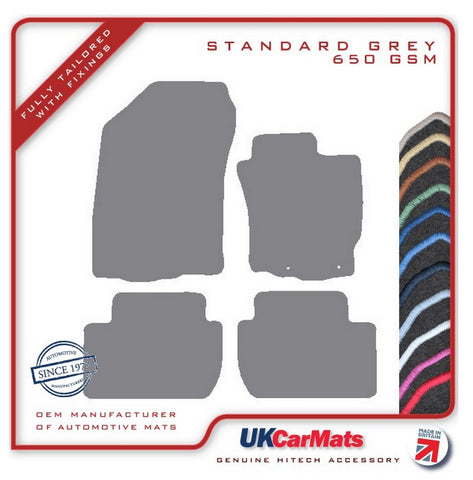 Mitsubishi Outlander 2007-2012 Grey Tailored Carpet Car Mats HITECH