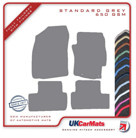 Mitsubishi Lancer Automatic 2008-2017 Grey Tailored Carpet Car Mats HITECH