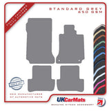 Mercedes C Class (W204) Manual Saloon/Estate 2007-2014 Grey Tailored Carpet Car Mats HITECH