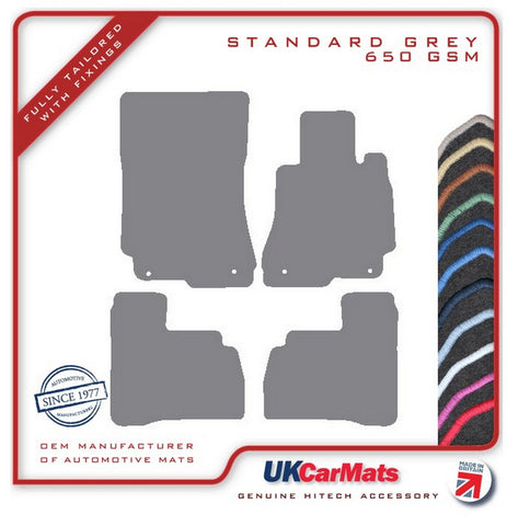 Mercedes S Class (W221) Saloon SWB 2006-2013 Grey Tailored Carpet Car Mats HITECH