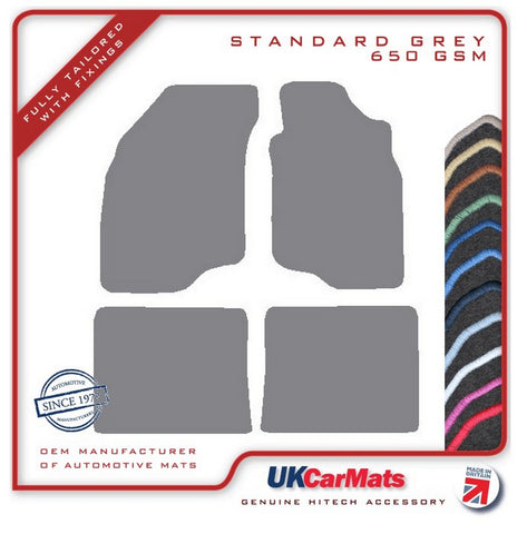 Mitsubishi Lancer 2005-2008 Grey Tailored Carpet Car Mats HITECH