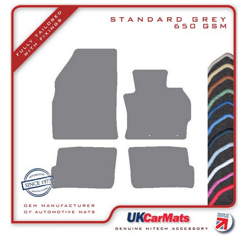 Mitsubishi Mirage 2013 onwards Grey Tailored Carpet Car Mats HITECH
