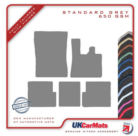 Mercedes G Class (W463) without CupHolder 2008-2018 Grey Tailored Carpet Car Mats HITECH