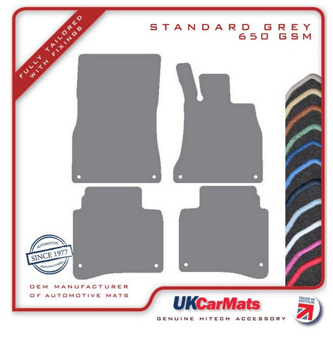 Mercedes S Class (W222) Saloon LWB 2013-2020 Grey Tailored Carpet Car Mats HITECH