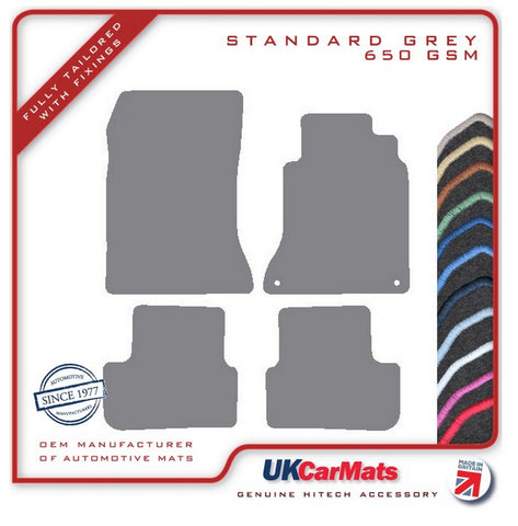 Mercedes CLA (C117) 2013-2019 Grey Tailored Carpet Car Mats HITECH