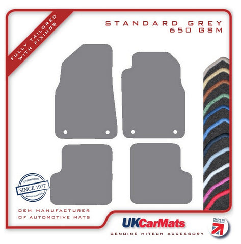 MG MG3 2013 onwards Grey Tailored Carpet Car Mats HITECH