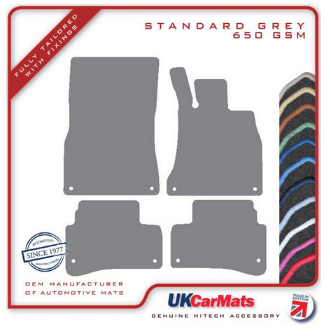 Mercedes S Class (W222) Saloon SWB 2013-2020 Grey Tailored Carpet Car Mats HITECH