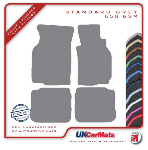 Mitsubishi Evo 4-5 1997-1999 Grey Tailored Carpet Car Mats HITECH