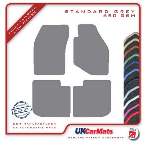 Mitsubishi Evo 1-2-3 1992-1996 Grey Tailored Carpet Car Mats HITECH