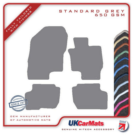 Mitsubishi Outlander Phev GX5 2014 onwards Grey Tailored Carpet Car Mats HITECH