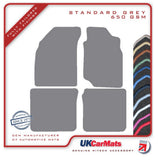 Mitsubishi Evo 7-8 2001-2005 Grey Tailored Carpet Car Mats HITECH