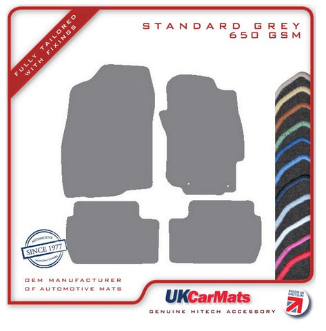 Mitsubishi Evo 10 Manual 2007-2016 Grey Tailored Carpet Car Mats HITECH