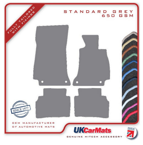 Mercedes E Class (W213) Saloon / Estate 2016-2023 Grey Tailored Carpet Car Mats HITECH