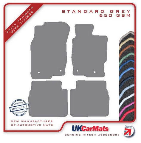 Mazda 6 2008-2012 Grey Tailored Carpet Car Mats HITECH