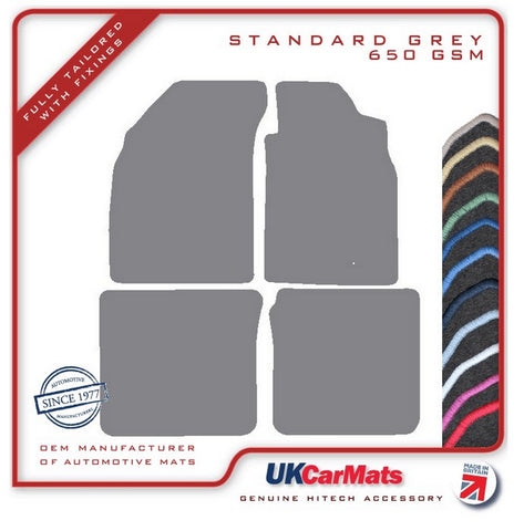 Mitsubishi Evo 9 2005-2006 Grey Tailored Carpet Car Mats HITECH