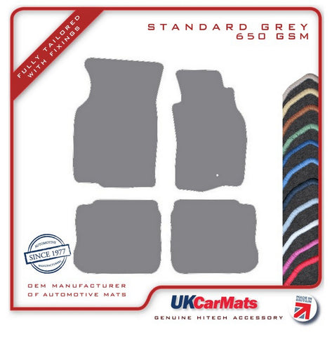 Mitsubishi Evo 6 1999-2001 Grey Tailored Carpet Car Mats HITECH