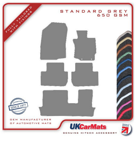 Mitsubishi Outlander Automatic MPV 2012 onwards Grey Tailored Carpet Car Mats HITECH