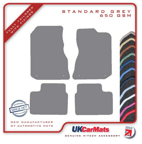 MG ZT V8 With Eyelets 2001-2005 Grey Tailored Carpet Car Mats HITECH