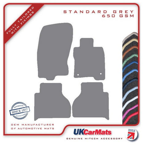 Mercedes X-Class 2018 onwards Grey Tailored Carpet Car Mats HITECH
