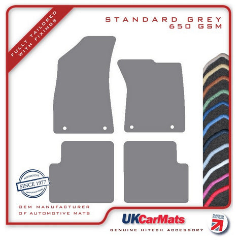 MG ZS Manual 2017-2024 Grey Tailored Carpet Car Mats HITECH