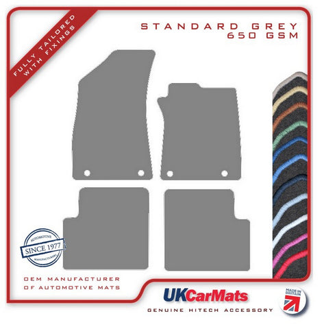 MG ZS Automatic 2017 onwards Grey Tailored Carpet Car Mats HITECH