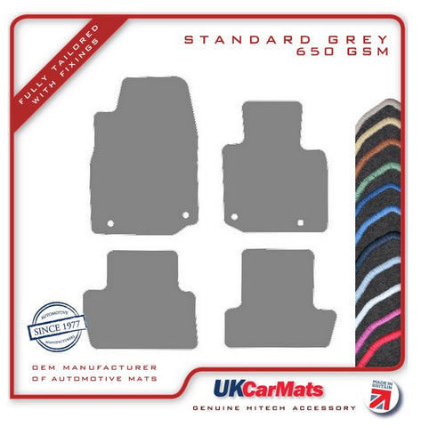 Mazda MX-30 EV 2020 onwards Grey Tailored Carpet Car Mats HITECH