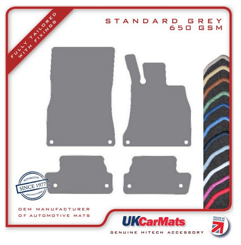 Mercedes S Class (A217) Cabriolet 2014-2020 Grey Tailored Carpet Car Mats HITECH