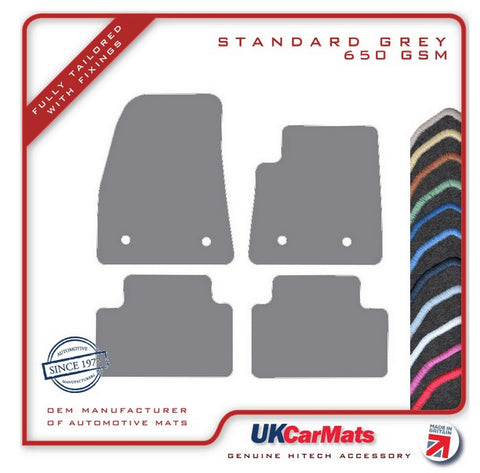 MG 5 EV 2020 onwards Grey Tailored Carpet Car Mats HITECH