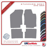 Nissan Sunny 5dr 1989-1989 Grey Tailored Carpet Car Mats HITECH