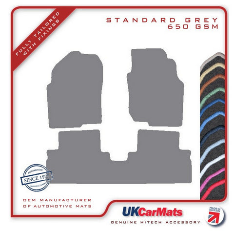 Nissan Tino 2000-2004 Grey Tailored Carpet Car Mats HITECH