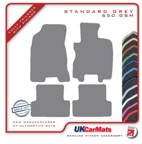 Nissan X-Trail 2007-2014 Grey Tailored Carpet Car Mats HITECH