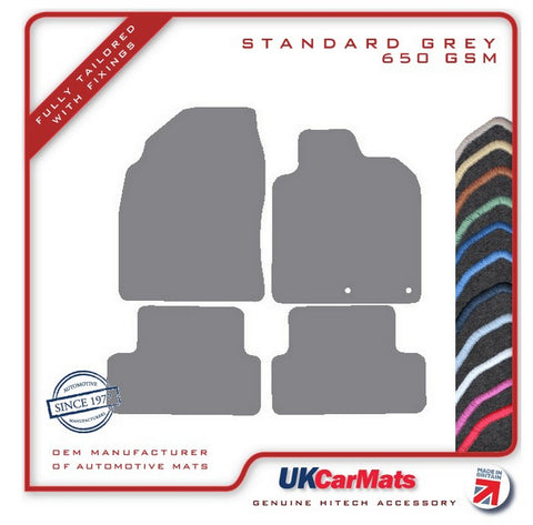 Nissan Qashqai 2006-2013 Grey Tailored Carpet Car Mats HITECH