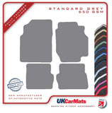 Nissan Almera 5dr 2000-2006 Grey Tailored Carpet Car Mats HITECH