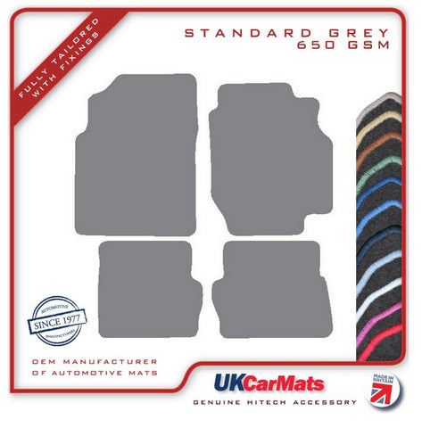 Nissan Almera 5dr 2000-2006 Grey Tailored Carpet Car Mats HITECH