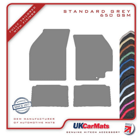 Nissan Pixo 2009-2014 Grey Tailored Carpet Car Mats HITECH