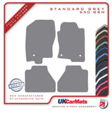 Nissan Navara 2010-2015 Grey Tailored Carpet Car Mats HITECH