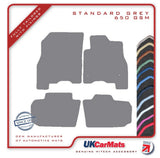 Nissan Leaf 2013-2017 Grey Tailored Carpet Car Mats HITECH